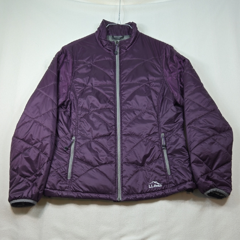 L.L. Bean Deep Purple Quilted Jacket
